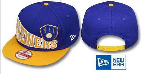 MLB Milwaukee Brewers Stitched Snapback Hats 005
