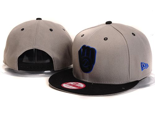 MLB Milwaukee Brewers Stitched Snapback Hats 006